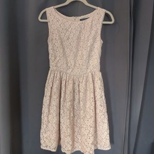 French Connection Pink Lace Cocktail Dress
